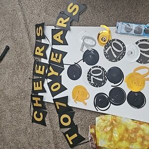 70th birthday decorations